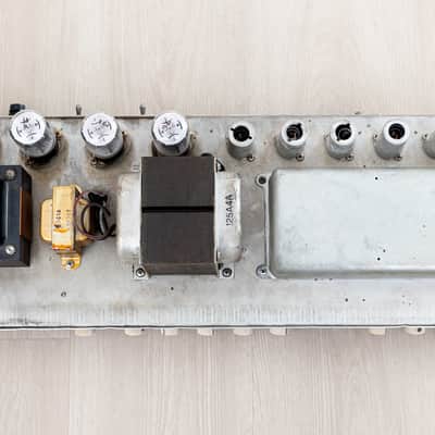 1963 Fender Showman Blonde Brown Panel Vintage Piggyback Tube Amp 1x15 Tone Ring w/ JBL D130F image 16