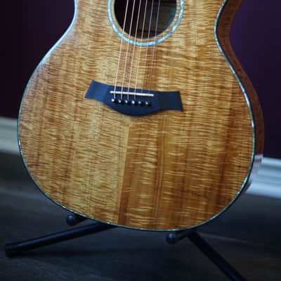 2005 Taylor K14ce Acoustic-Electric Guitar – All Solid AA-Grade Hawaiian Koa image 2