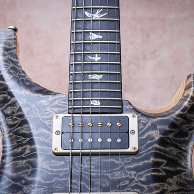 PRS USA Paul Reed Smith Wood Library Custom 24 Artist Top "Charcoal + Ebony" (2016) image 5