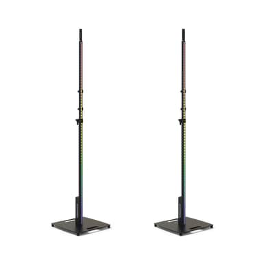 2x Chauvet DJ FLEXstand FX ILS telescoping stand with built-in LED strip & 25' DMX link Cable image 11