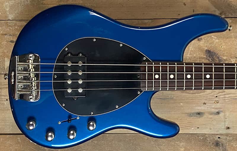 Ernie Ball Music Man Sterling 4 H with Rosewood Fretboard 1993 - 2015 - Blue Pearl image 1