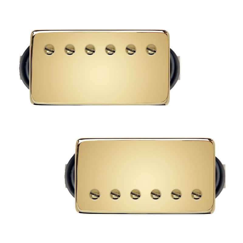 Bare Knuckle The Mule Humbucker Pickup Set 50mm Gold Covers image 1
