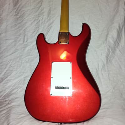 Samick Samickaster 1994 - Red Sparkle + Gig Bag image 8