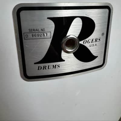 Rogers Vintage Tom Drum - 15” x 12” 70s - White image 12