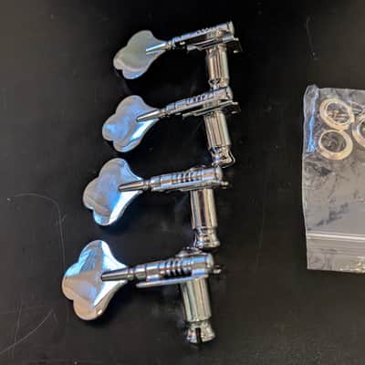 Squier Jazz Bass Tuners 2003 - Chrome image 2