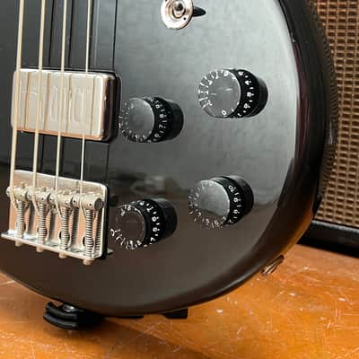 USA Kramer 450B Aluminum Neck Bass Guitar 1970’s - Black W/OHSC image 3