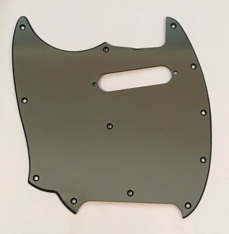 Lefty Musicmaster II Vintage Reissue Relic Pickguard Fender Mustang Gold Mirror image 1