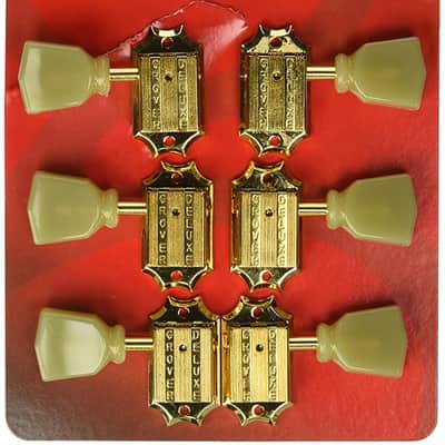 Grover 135G Vintage 3x3 Tuning Machines 14:1 Ratio image 1
