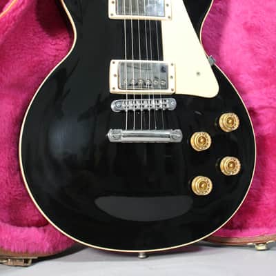 1991 Gibson Les Paul Standard Ebony Black w/OHSC image 2
