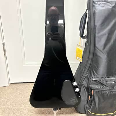 Warwick Rockbass Triumph Lite Electric Upright Bass Guitar - Solid Black High Polish image 5