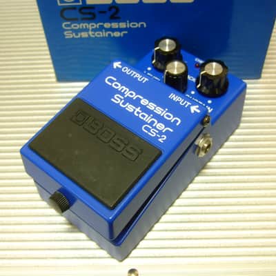 1983 Boss CS-2 Compression Sustainer w/ Original Box / MIJ Made in Japan (Black Label) image 1