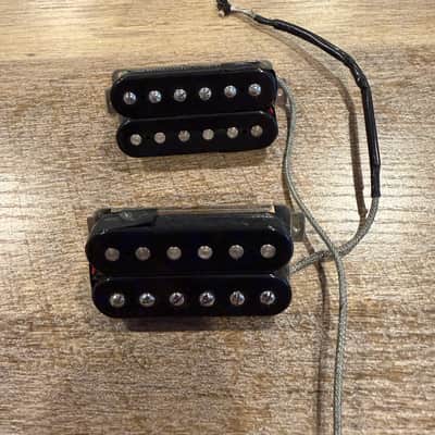 Maxon PU-2 PAF Humbucker Pickup Set, 1977, Greco, Made in Japan, Black image 1