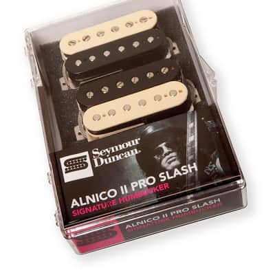 Seymour Duncan Alnico II Pro Slash APH-2 Humbucker Pickup Set - zebra/reverse zebra