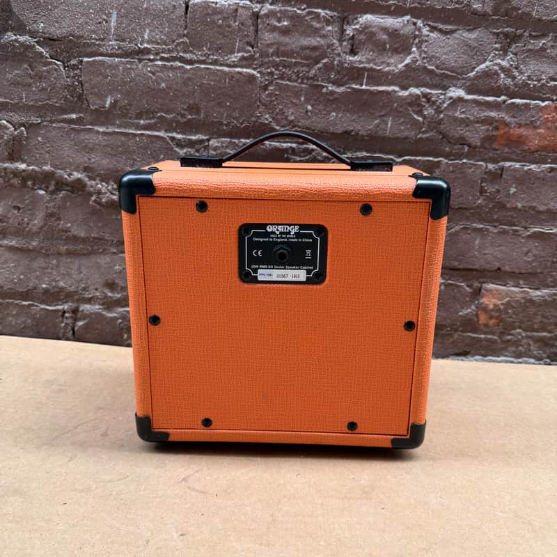 Orange PPC108 1x8 Guitar Speaker Cabinet 20W 8 Ohm Orange Tolex