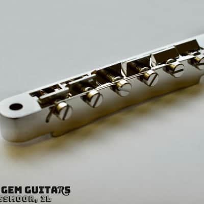 New! Gibson OEM ABR-1 Bridge with posts and thumbwheels Nickel Finish fits Les Paul Standard, ES-335, SG Standard and others! image 2