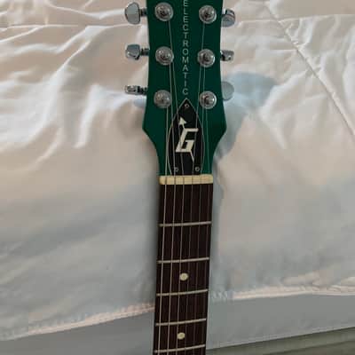 BRAND  new never played 2007 - 2008 Gretsch G5135 Electromatic G. Love Signature Corvette Phili-Green with Competition Stripe 2020 - image 18