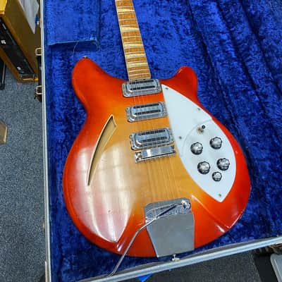 1966 Rickenbacker 375-6 - Fireglo - Includes Hardshell Case image 21