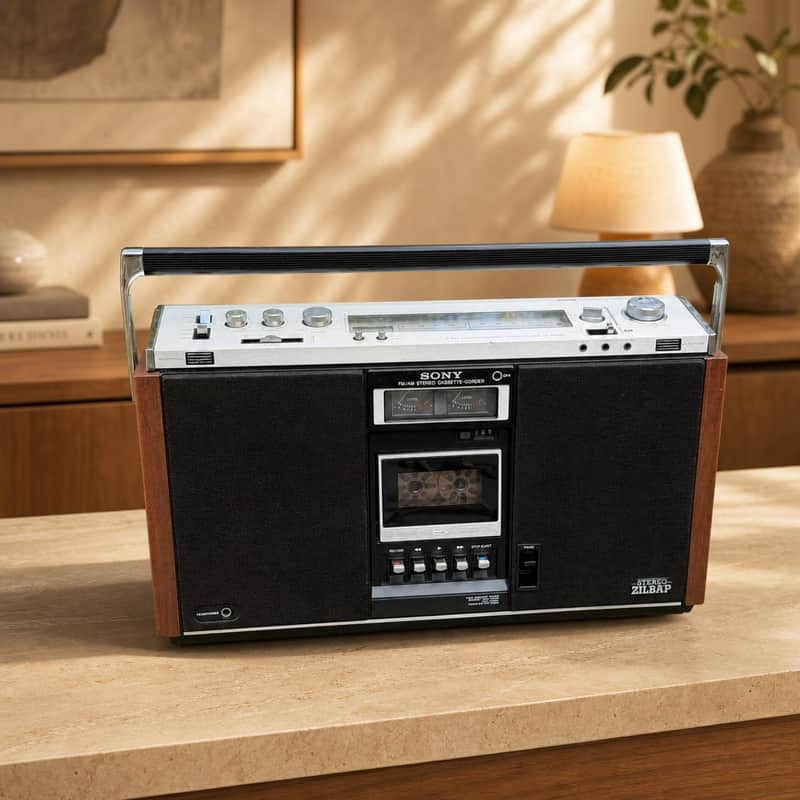 Sony CF-6600 Rare Vintage Mint Japan Boombox Getto blaster Serviced Warranty image 1