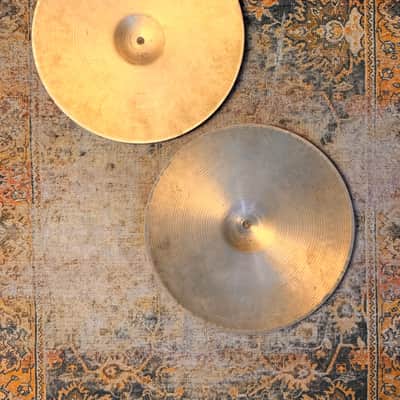 Rare Vintage Paiste Pre Serial 602 THIN Hihats 14” REAL DEAL! Only 818 922 g Don’t Pay $800!! image 2