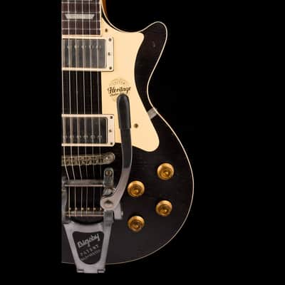 Heritage Custom Shop Custom Core H-150 Artisan Aged with Bigsby Space Black with Case image 9