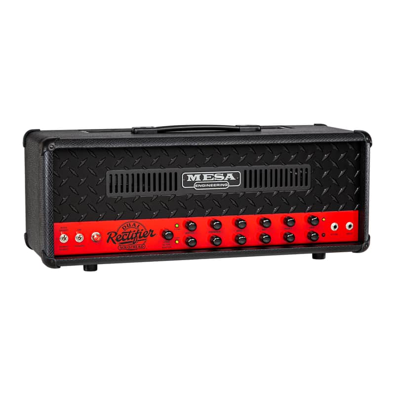 Mesa Boogie Mesa Boogie 90's Dual Rectifier Head - Black Snakeskin Vinyl w/ Red Chassis #1944 image 1