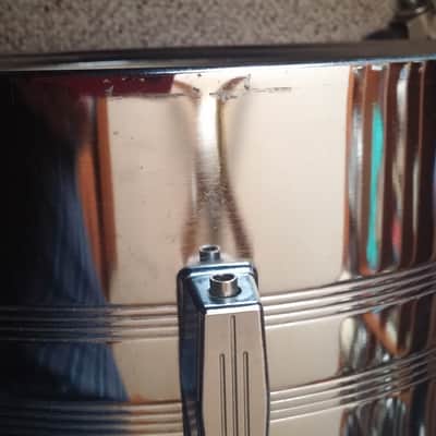 VINTAGE Tama Royalstar DEEP Chrome 6.5  X 14 Snare Drum 8 LUGS MADE IN JAPAN Very Clean !!!! 80s Chrome image 12