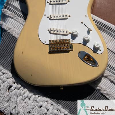 1994 Fender Japan Custom Shop - ST54-150AS 40th Anniversary '54 Stratocaster Reissue - 1 of 40 - Made in Japan (FujiGen) - Pro Set Up w Perfect Frets/Action/Intonation!MIJ image 2