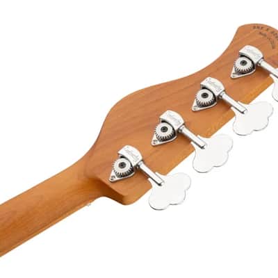 Sadowsky MetroExpress 21-Fret Vintage M Bass, Roasted Maple Fingerboard, 4-String - Solid Olympic White High Polish image 7