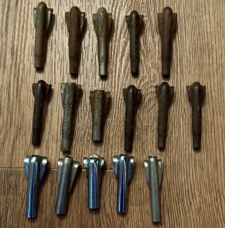 Ludwig Lot of 16 Vintage Bass Drum Claws Ludwig Slingerland Etc image 1