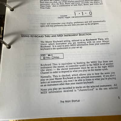 Super RARE Opcode Systems Vision Beta 6 User manual 1989! Confidential image 3