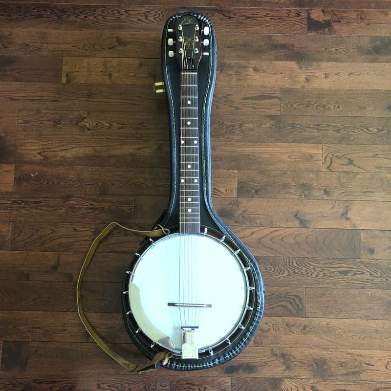 Eko Banjo Guitar Banjitar Made In Italy image 1