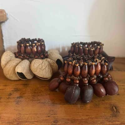 Pearl PSK50FC Traditional Natural Gourd Shekere 2010s - Green image 6