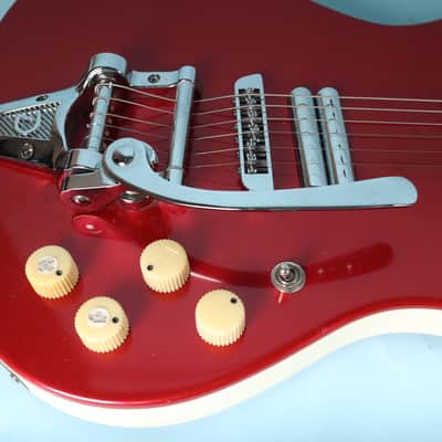 Danelectro Hodad Electric Guitar Metallic Red Finish image 19