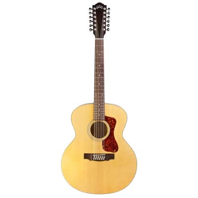 Guild F-2512E Maple 12-String Jumbo Acoustic Guitar - Blonde Satin image 2