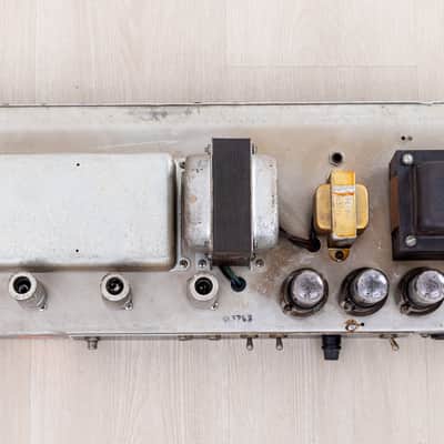 1963 Fender Dual Showman Pre-CBS Vintage Blonde Black Panel Piggyback Tube Amp w/ 7355 Tubes, JBL D130 Speakers image 19