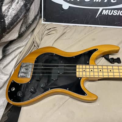 Guild USA SB-602 SB602 Pilot Bass 4-String with Case 1987 Natural image 2