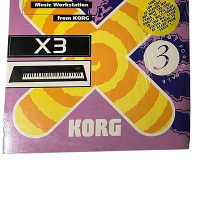 Korg X3 Original Demo CD-ROM 1993 Music Workstation Rare