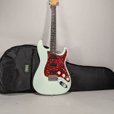Moollon S-Classic Sonic Blue Finish Nordstrand Pickups Electric Guitar W/ Original Gig Bag image 1