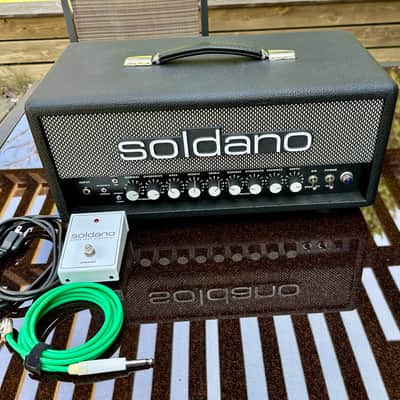 Soldano SLO-30 Custom Amp Head Salt and Pepper Grill image 9