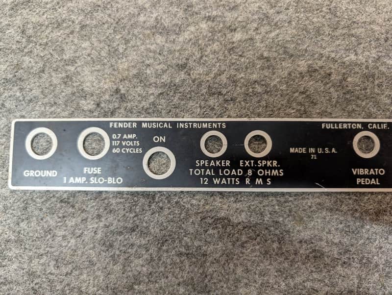 Fender Princeton 1970's - Black image 1