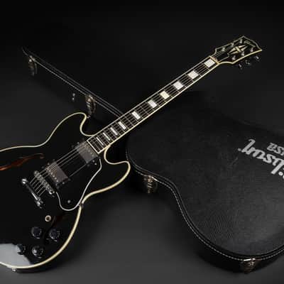 2013 Gibson Memphis Midtown Custom - Ebony | USA Semi-Hollow Block Inlays Burstbucker Humbucker Pickups 3.98kg | CoA OHSC image 20