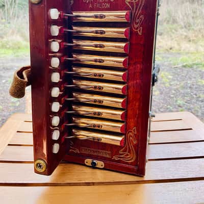 Bon Temps Cajun Accordion - Key of C - Built by Antoine Falcon - Rare image 4