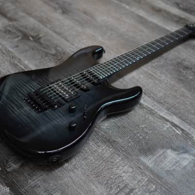 AIO Wolf S1-SSH Floyd Rose Electric Guitar - Trans Black image 4
