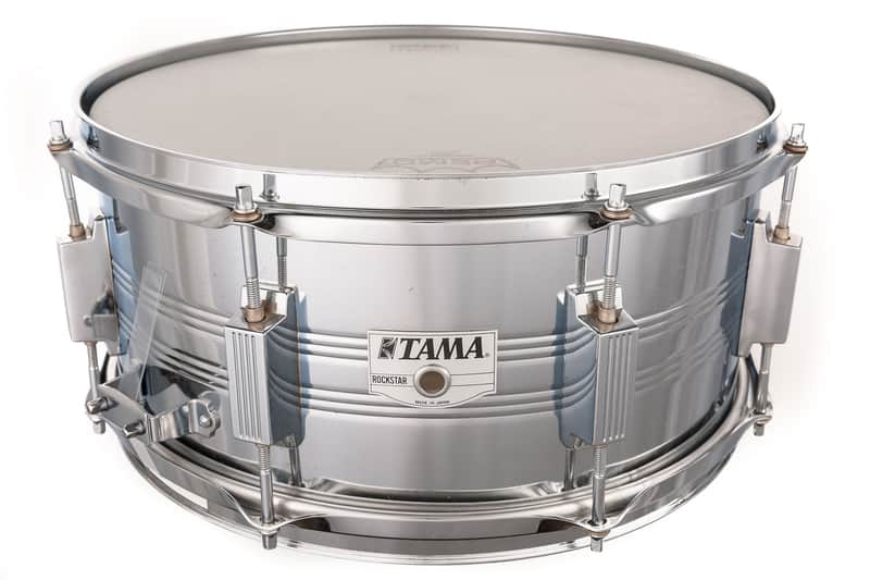 Tama RS-106 Rockstar 6.5x14" 8-Lug Chrome Steel Snare Drum 1988 - 1994 image 2