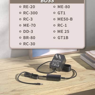 Boss PSA Adapter 9V DC, Low Noise with Wave Filter Replacement Pedal Power Supply for Boss PSA-120S Power Adapter Compatible with Boss Katana Mini, Boss RE-20, ME-80,RC-300, GT1, ME-70, RC-1 image 5