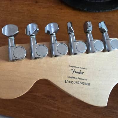 Fender Squirer Standard Stratocaster 2007 - Black image 6