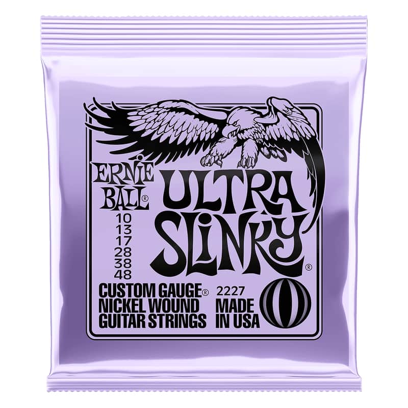 Ernie Ball P02227 Ultra Slinky Nickel Wound Electric Guitar Strings (10-48) image 1