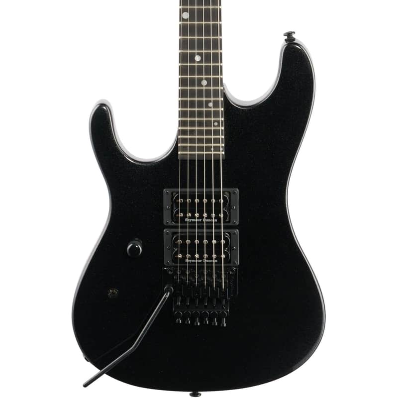 Kramer Nightswan Electric Guitar, Left-Handed, Jet Black Metallic image 1