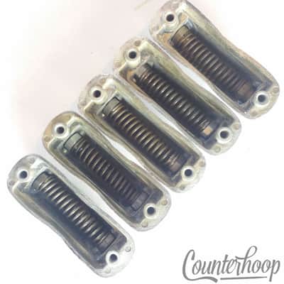 *Slingerland 5x Sound King Snare Drum Lugs Chrome Vintage 60s-70s Artist/Krupa* image 3
