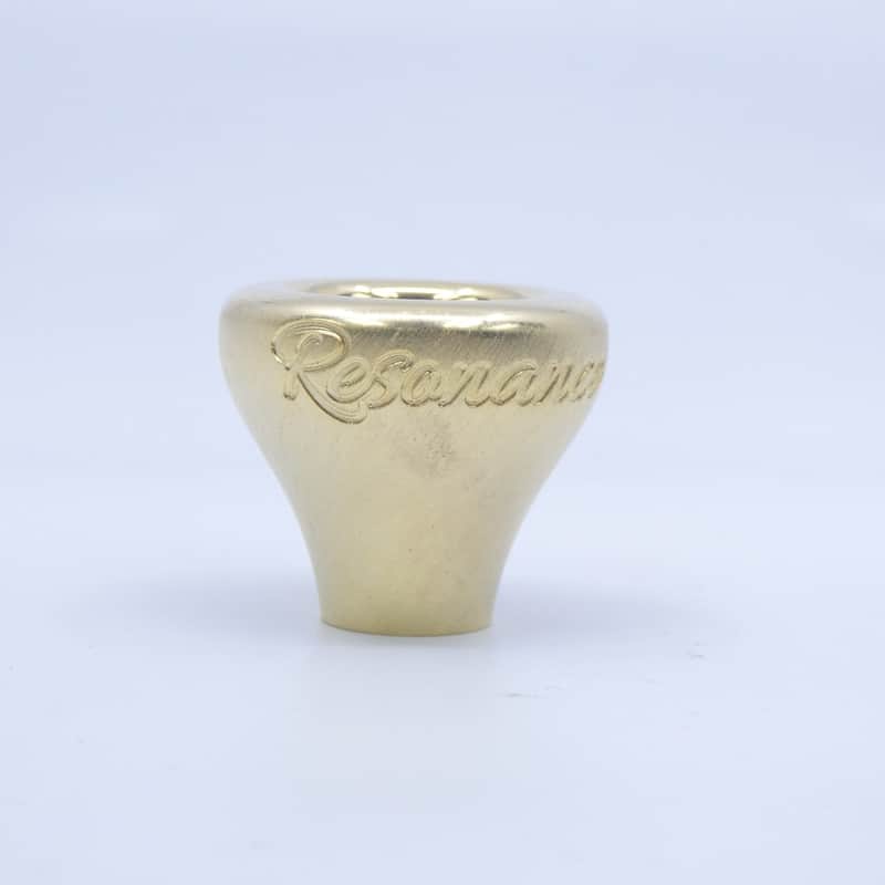 AR Resonance MLD 40 Brass Trumpet Mouthpiece Top - Gold Plate image 1